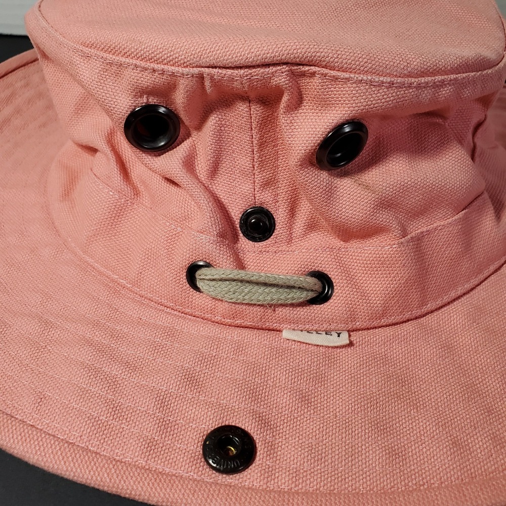Tilley Heritage Endurables Pink‎ Bucket Hat Size 7 1/4 Medium Made In Canada - Picture 6 of 10